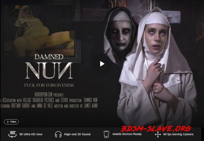 Damned Nun in 180° X + 5K (X Virtual 63) (X Virtual, Horror Porn) [UltraHD/2K/2019]