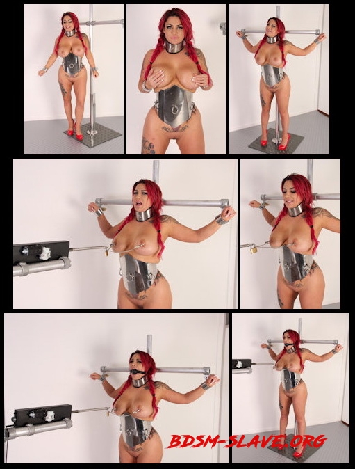 nipple clamps training machine Actress - Curvy Ra (MetalBondage) [FullHD/2020]