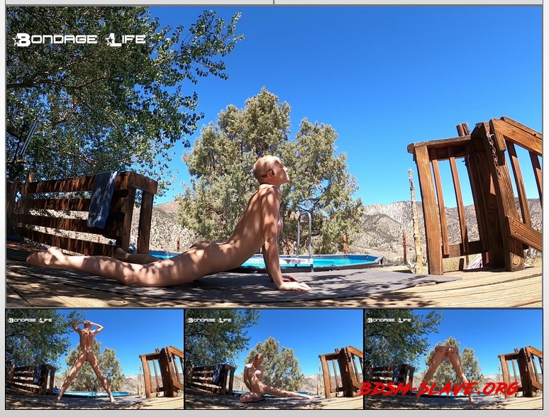 Pool Side Yoga Actress - Rachel Greyhound (BondageLife) [HD/2020]