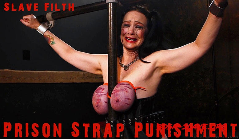 Prison Strap Punishment Actress - Slave Filth (BrutalMaster) [FullHD/2022]